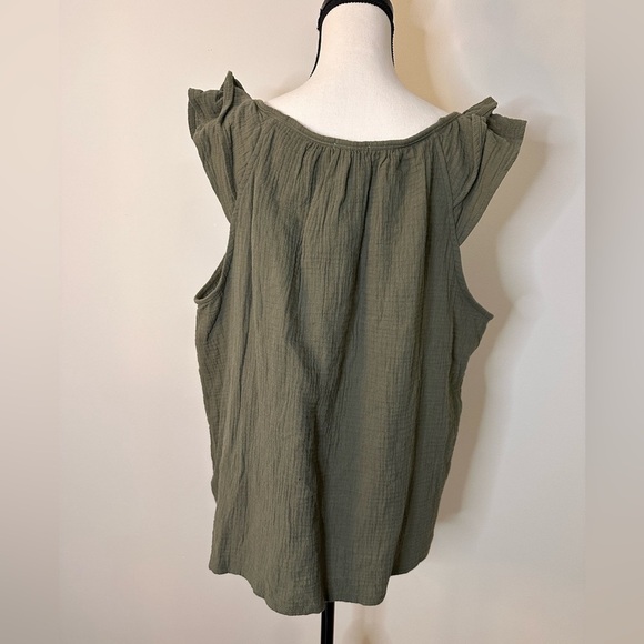 MASON & BELLE‎ Green Top Sz XL NWT - Picture 5 of 5